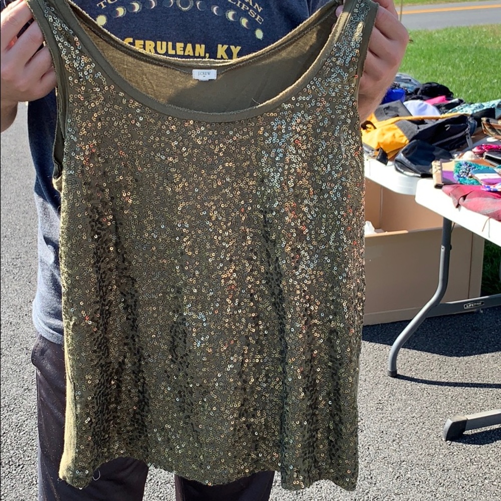 Glittery tank top